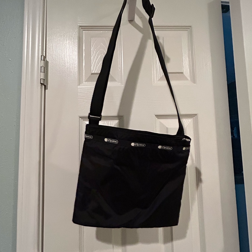 Lesportsac Crossbody Black Nylon Bag